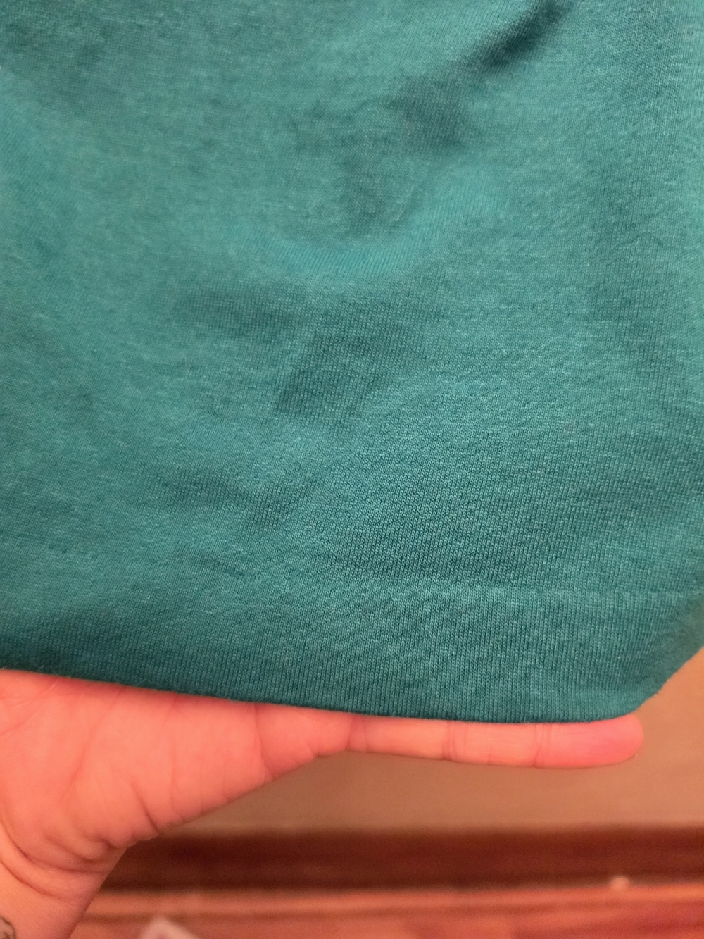 Vintage 80s/90s Single Stitch Clogging Thing Tee M Teal Pink Dance Shirt - Picture 7 of 11